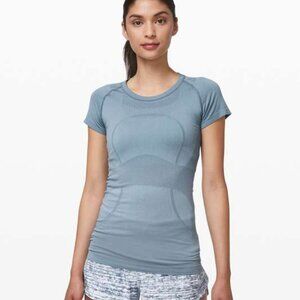 Lululemon Swiftly Tech Short Sleeve Crew Slate Blue Size 6